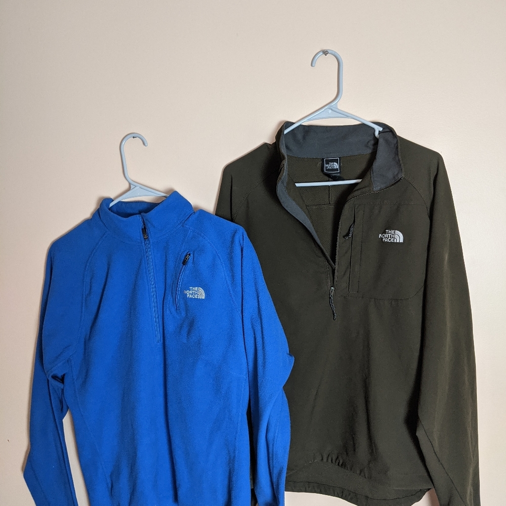 Men's North Face jacket sweater lot